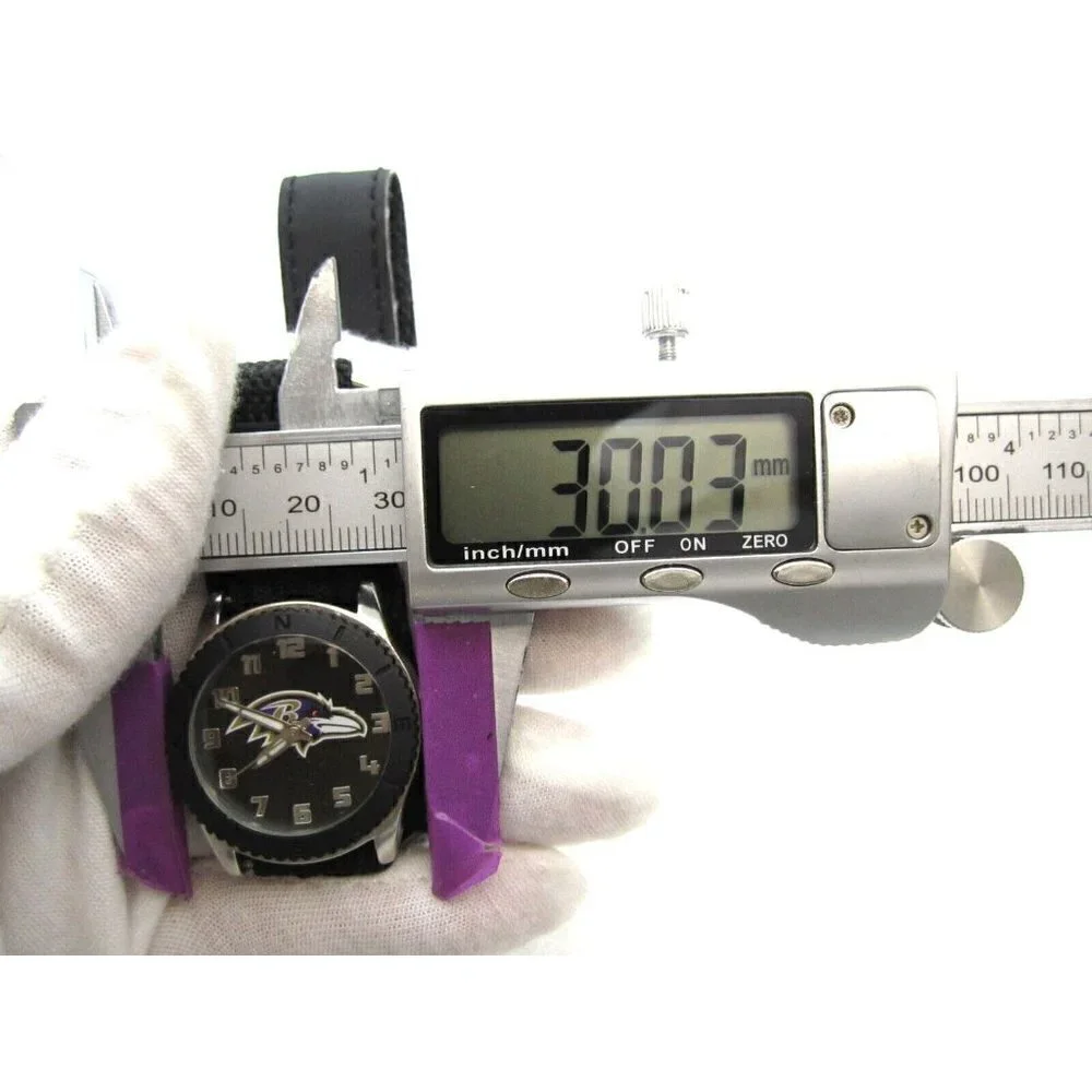 Women Game Time Baltimore Ravens Quartz WR Analog 30mm Causal Round Watch (G483)